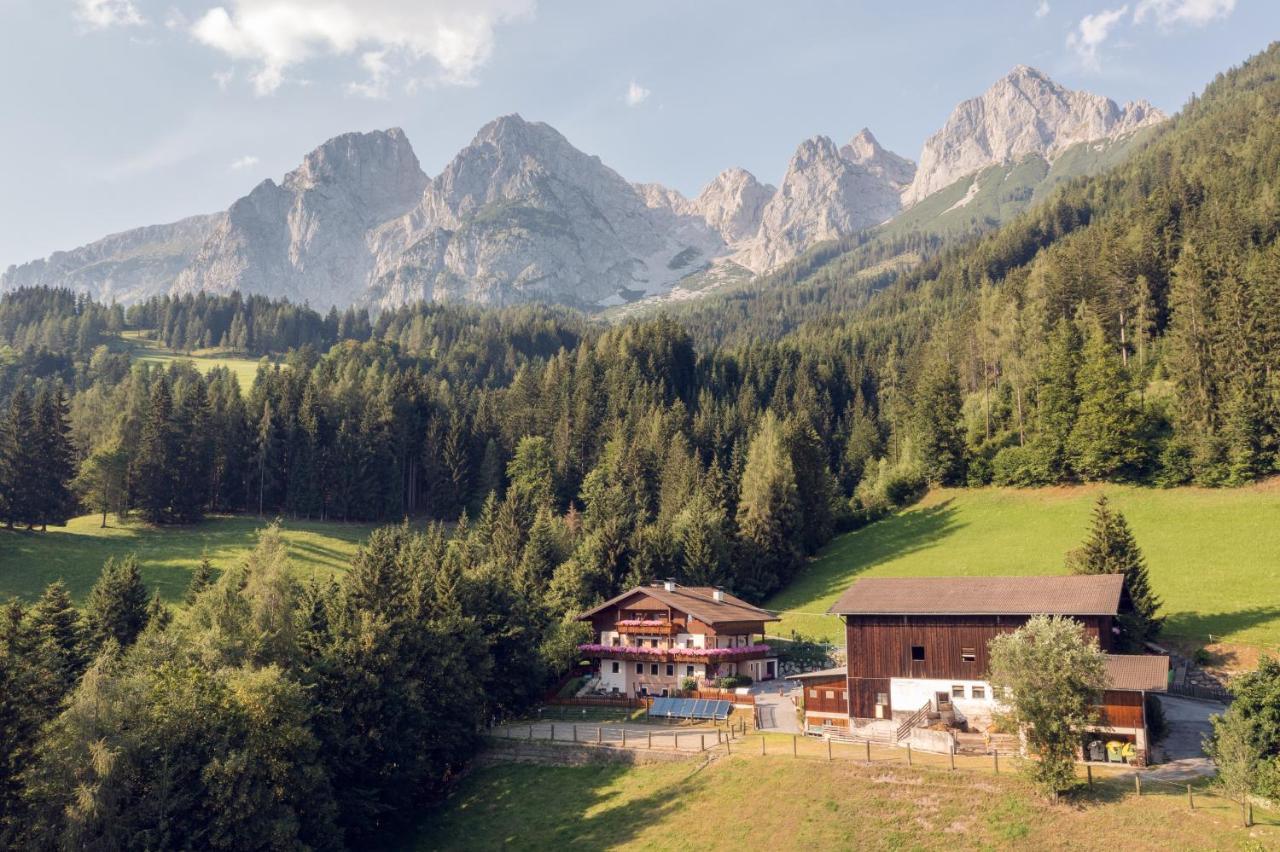 Familienbauernhof Samerhof ฟาร์แวร์เฟน ภายนอก รูปภาพ